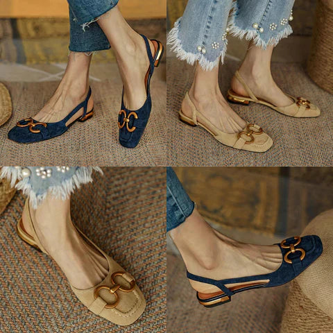 Isabelle | Slingback Flats