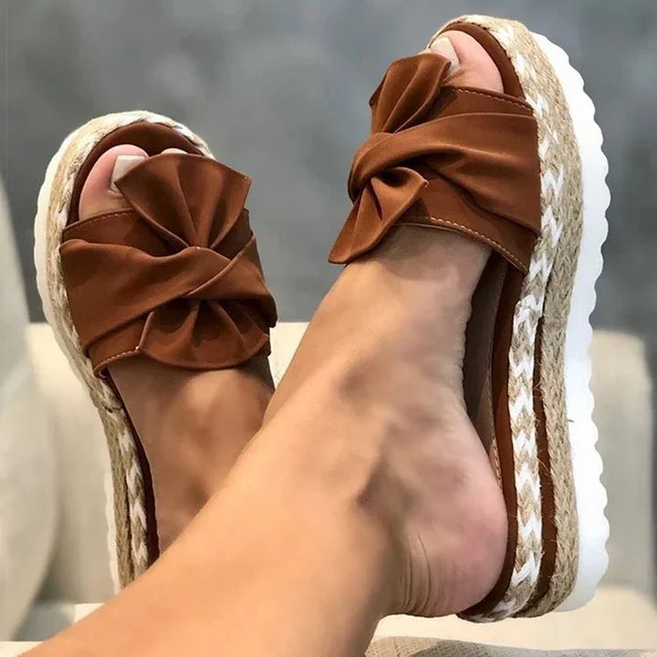 Luna | Bow Knot Platform Sandals