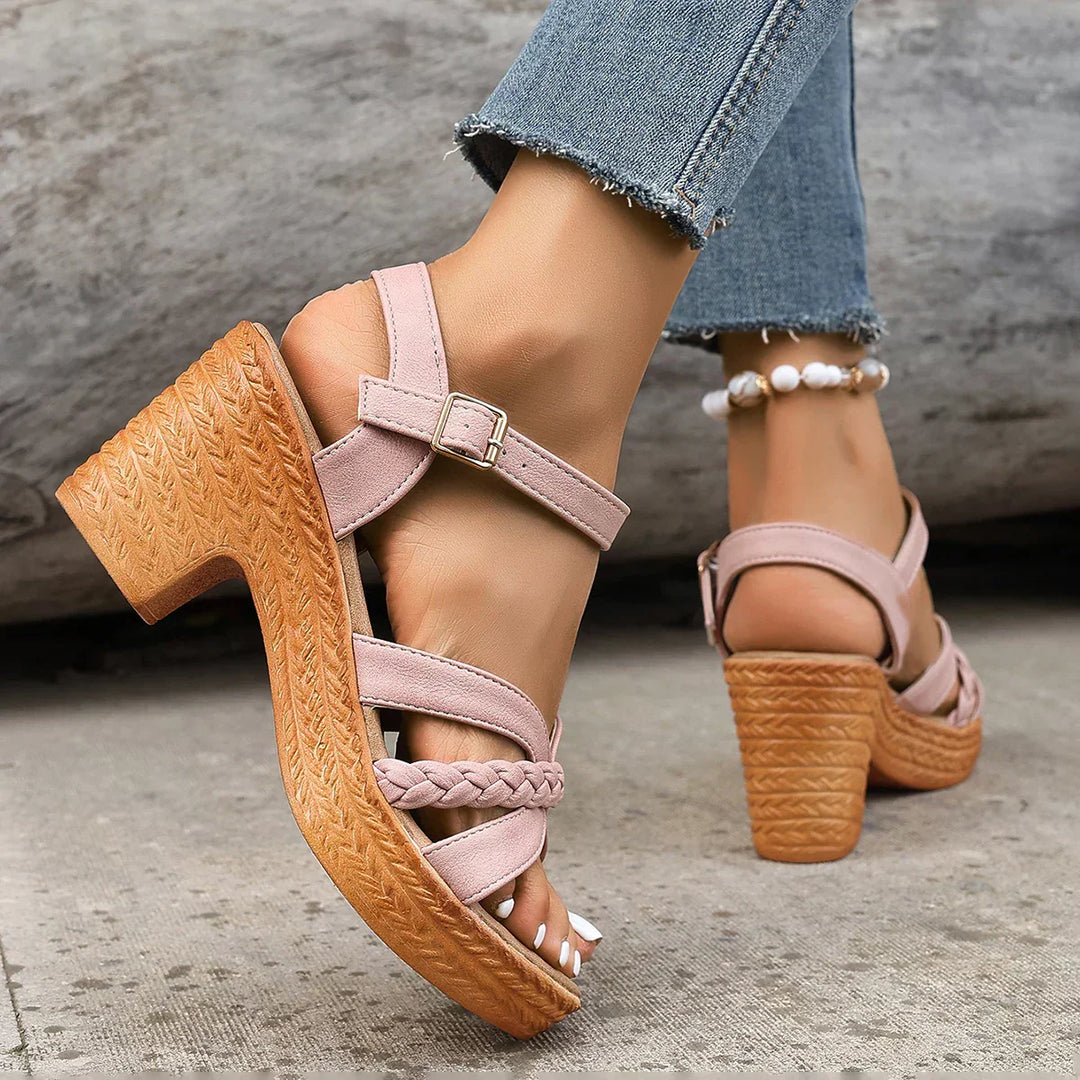 Sofia | Braided Platform Sandals