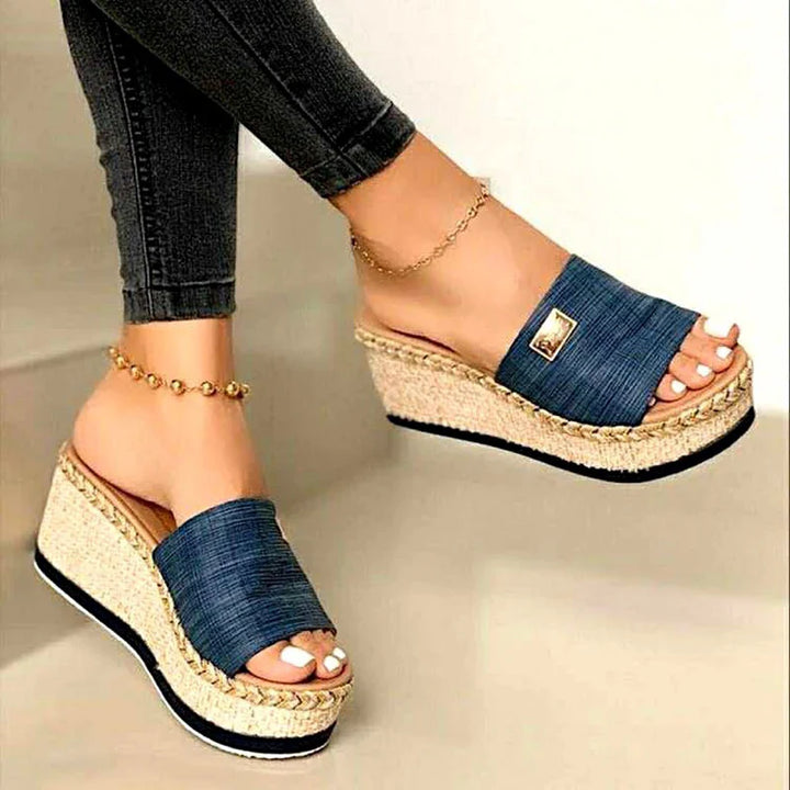 Maya | Casual Platform Wedge Sandals