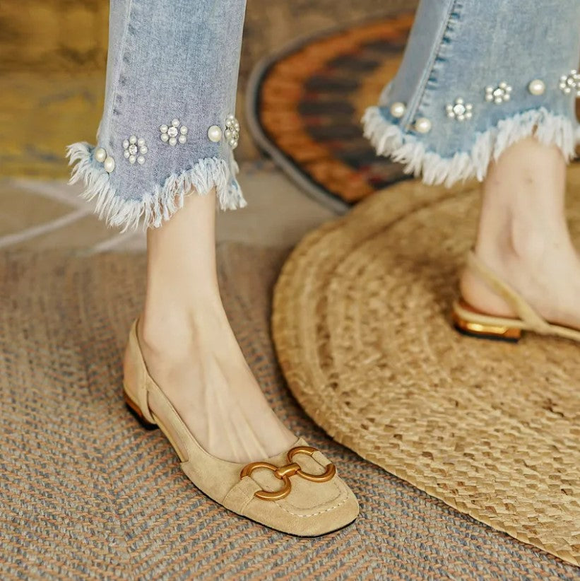 Isabelle | Slingback Flats