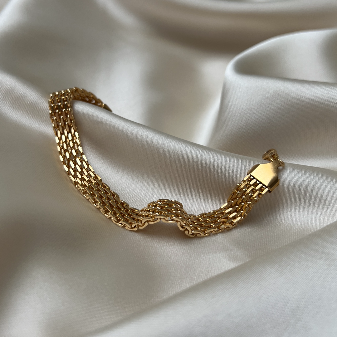 Aurelia Woven Gold Bracelet