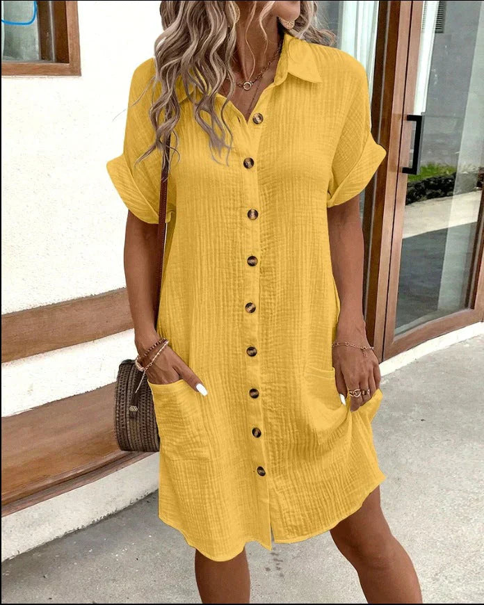 Emilia | Button-Down Shirt Dress