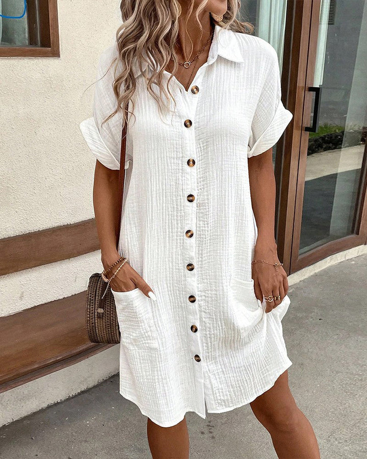 Emilia | Button-Down Shirt Dress