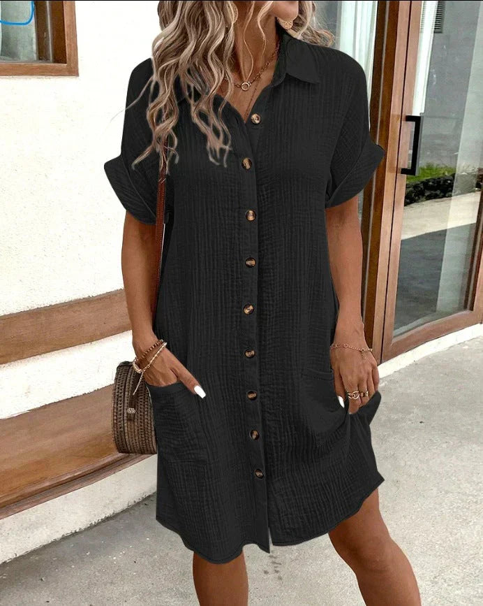 Emilia | Button-Down Shirt Dress